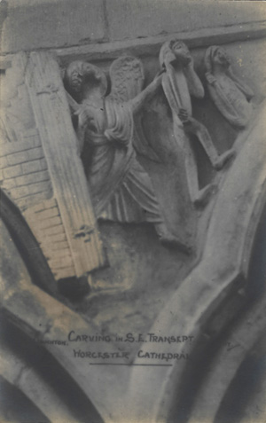 Carving in S.E. Transept